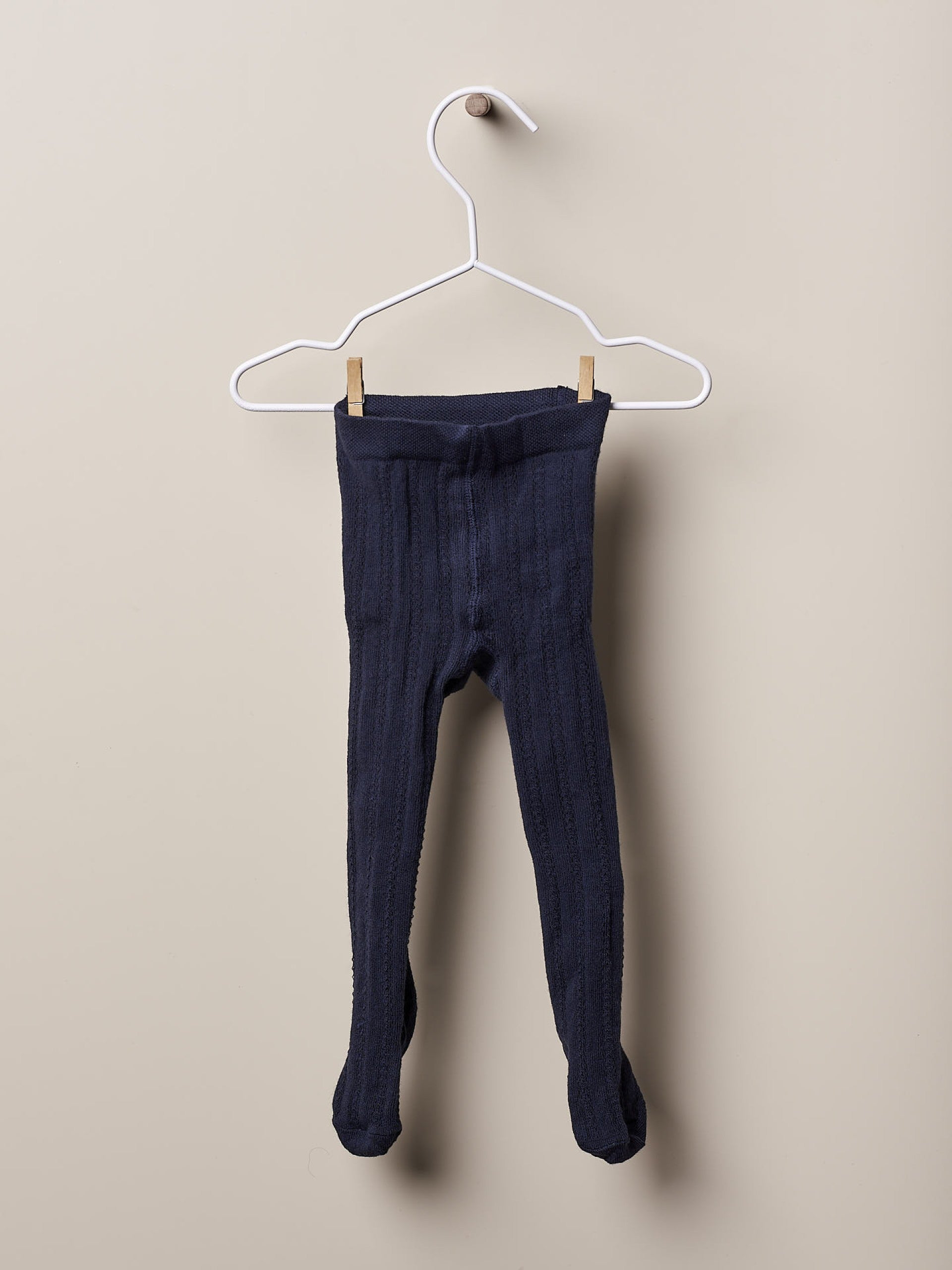 Collants de malha com design crochet para bebé | WINTER STORIES - Wedoble