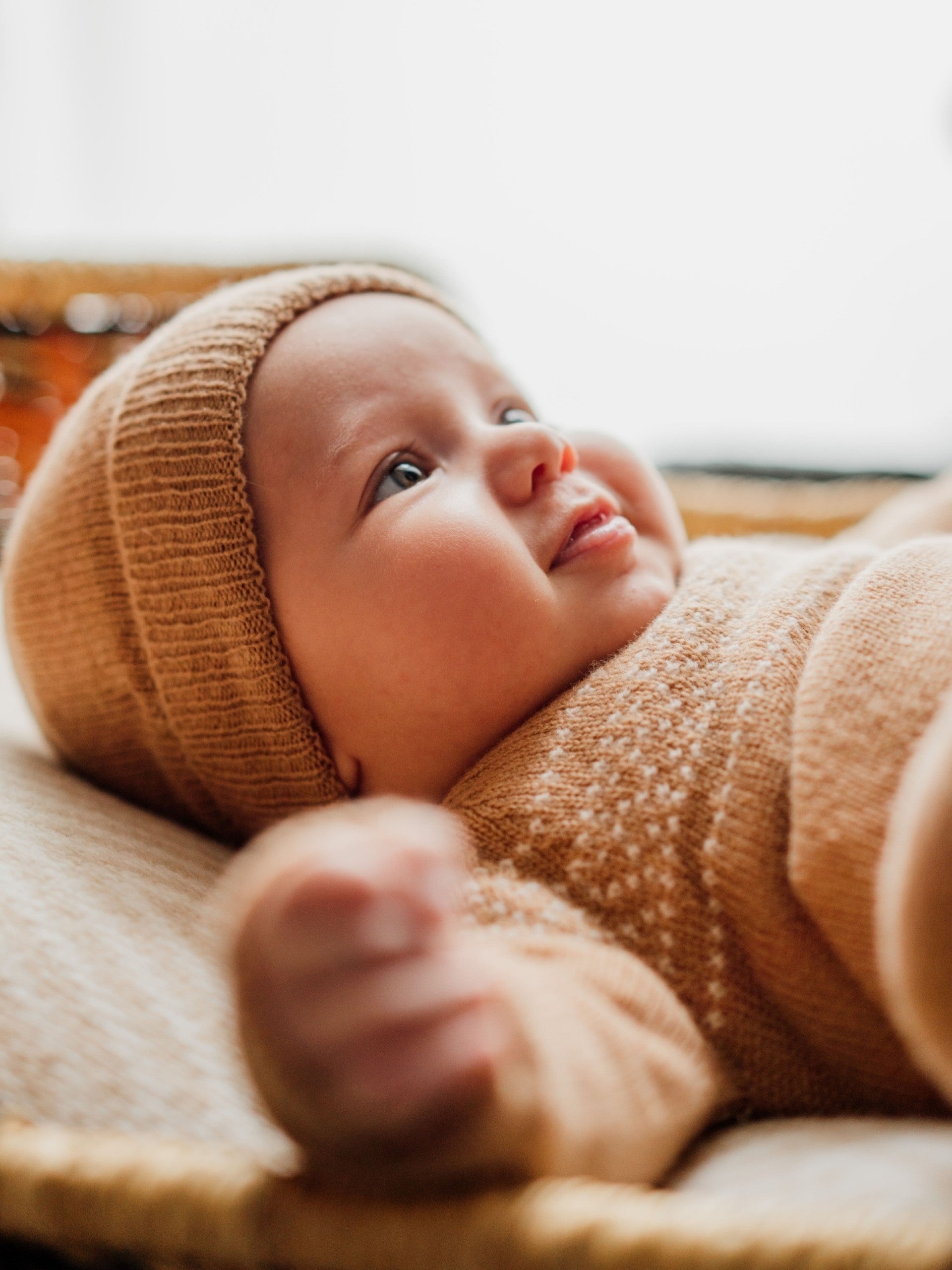 Gorro tricotado em lã merino e caxemira | CUTE AND SWEET - WEDOBLE