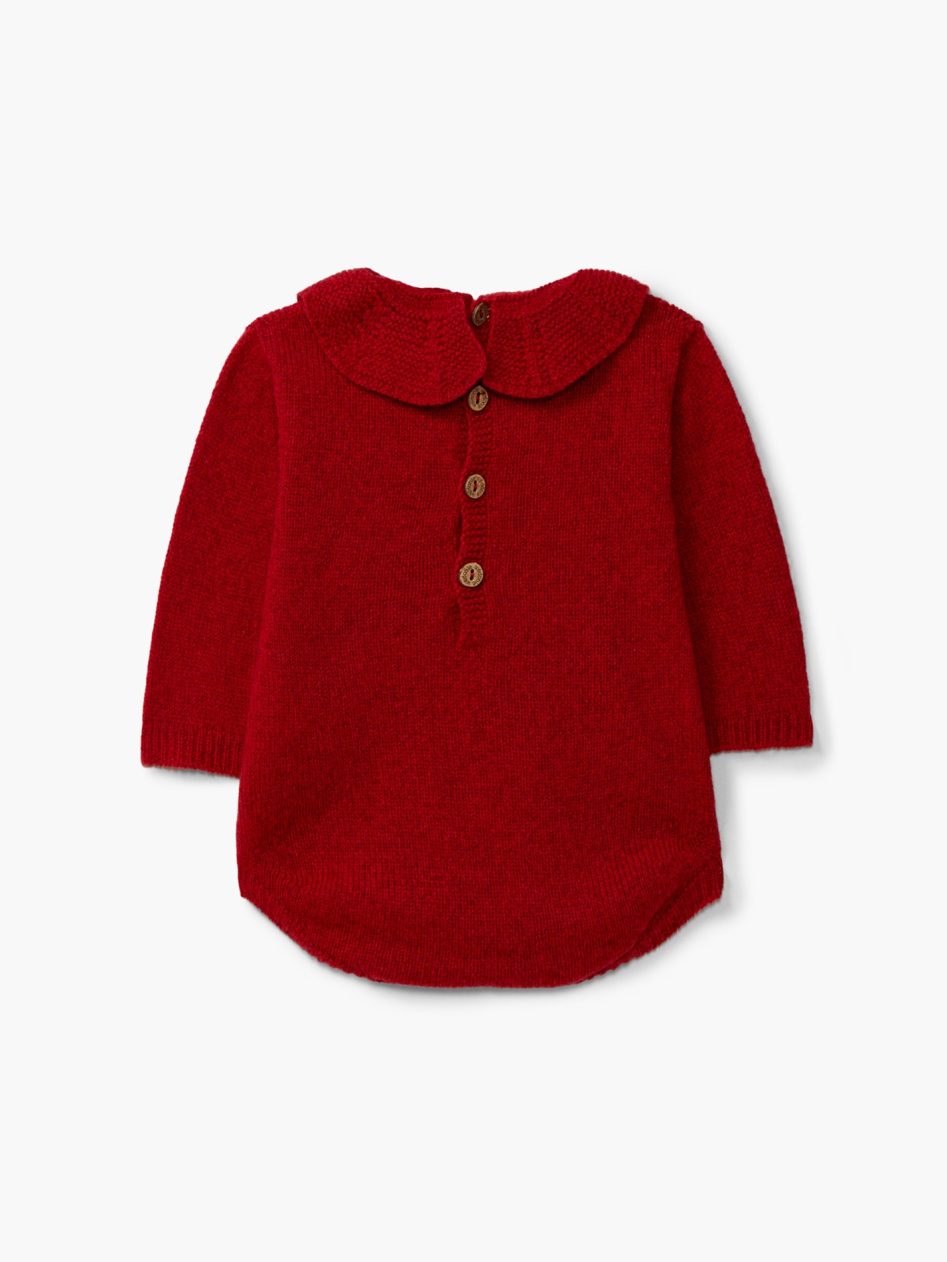 Fofo com folho na gola tricotado em lã merino | YOU ARE SO KIND & SWEET - WEDOBLE
