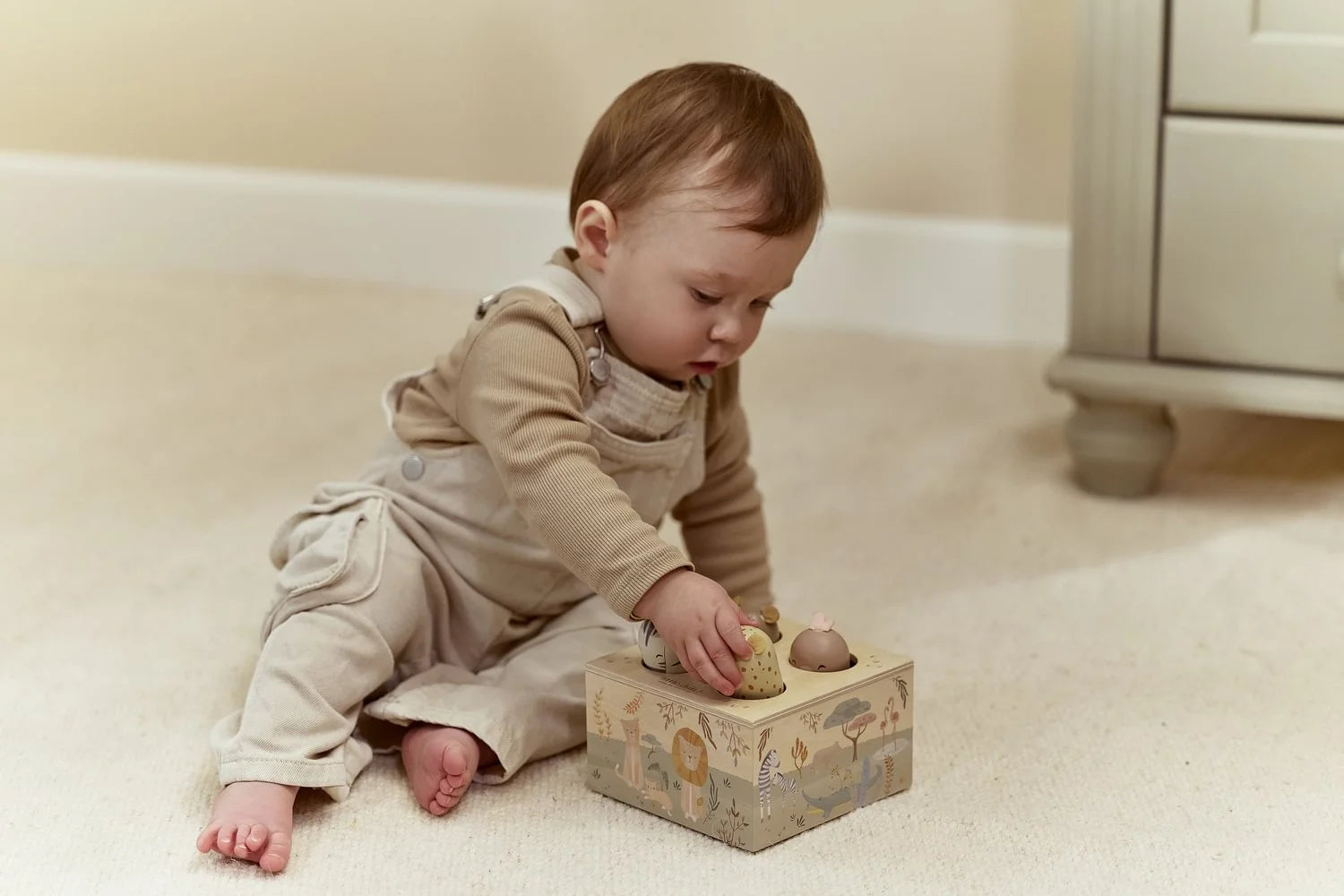Brinquedo Pop-Up em Madeira | Safari Friends - LITTLE DUTCH