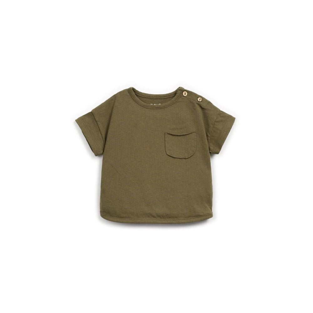 T-shirt de manga curta com bolso no peito - Play Up