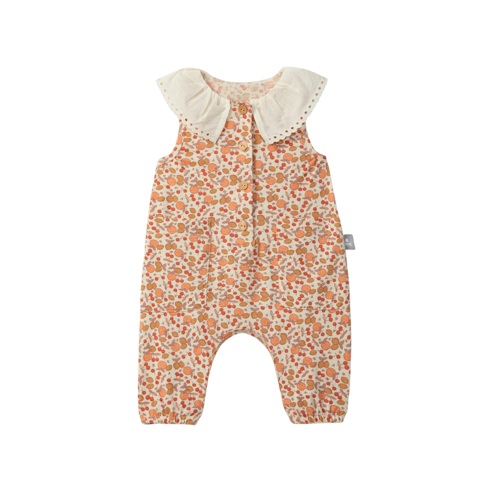 Jardineiras com estampado e gola - Snug