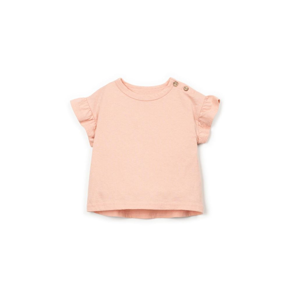 T-shirt com franzido na manga - Play Up