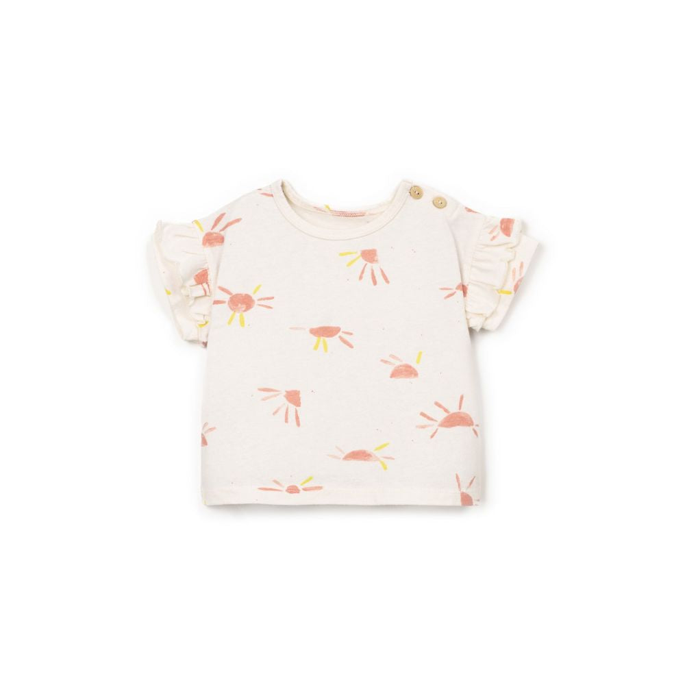 T-shirt com estampado de sol - Play Up
