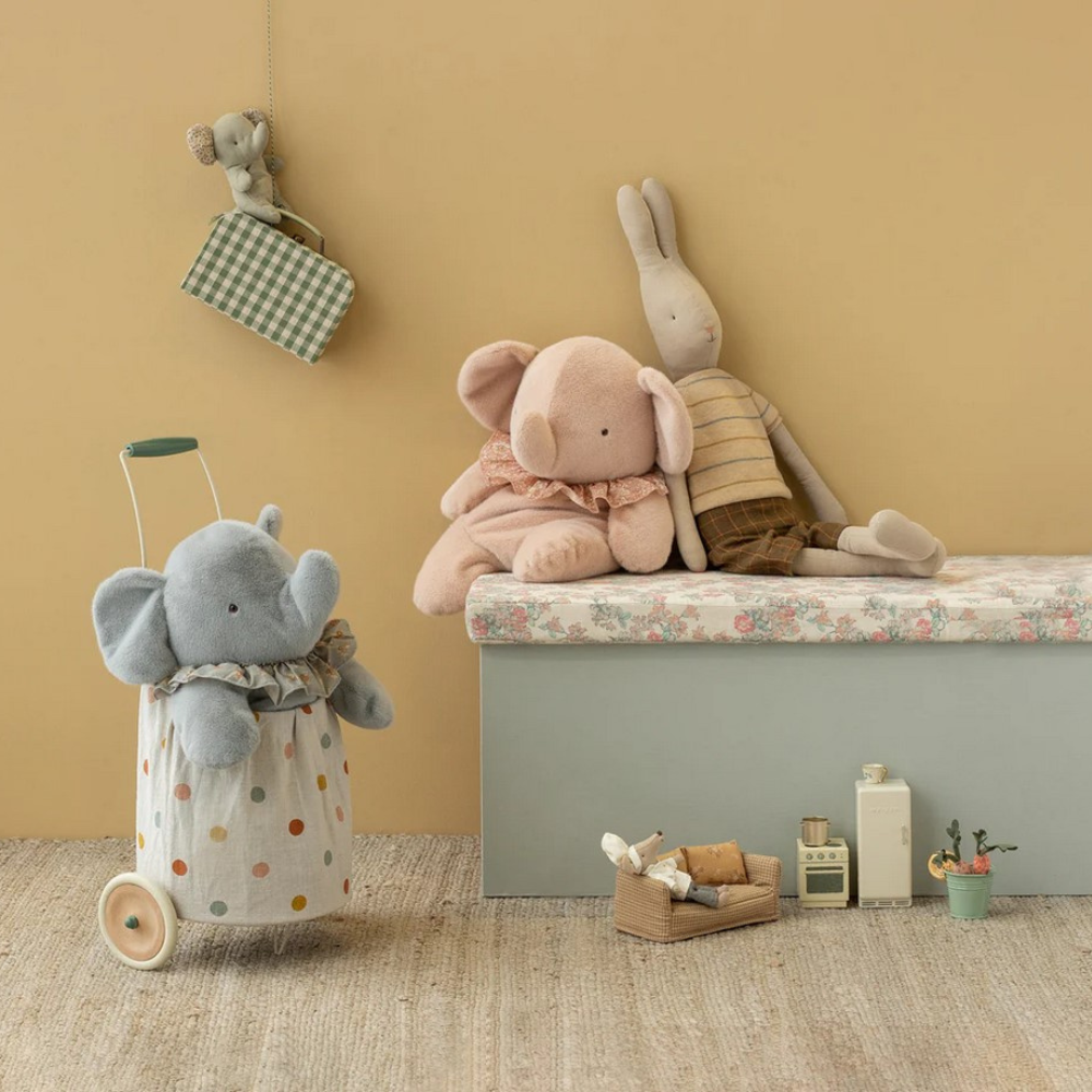 Elephant plush, Big - Powder - Maileg