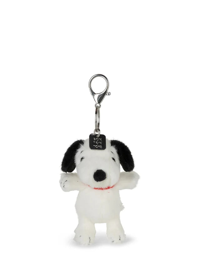 Porta-chaves Snoopy Lucky Fuzzy Cream - BON TON TOYS