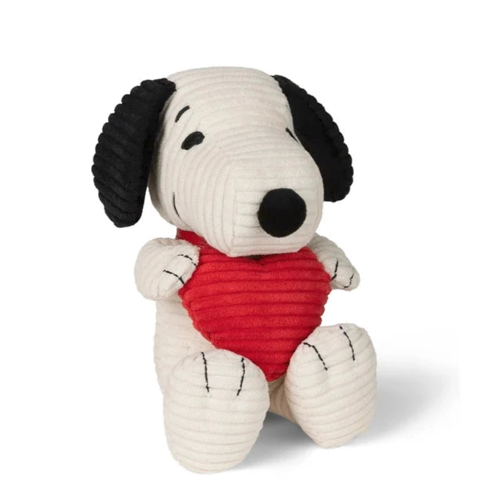 Peluche Snoopy ECO em Bombazina com Coração - BON TON TOYS