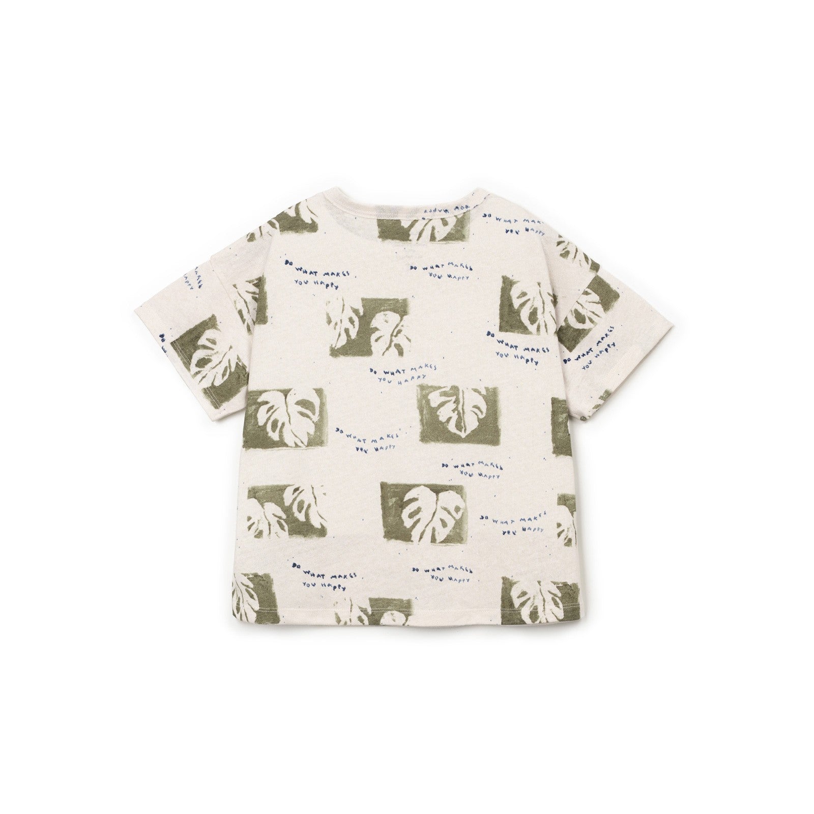 T-shirt com estampado de monstera - Play Up