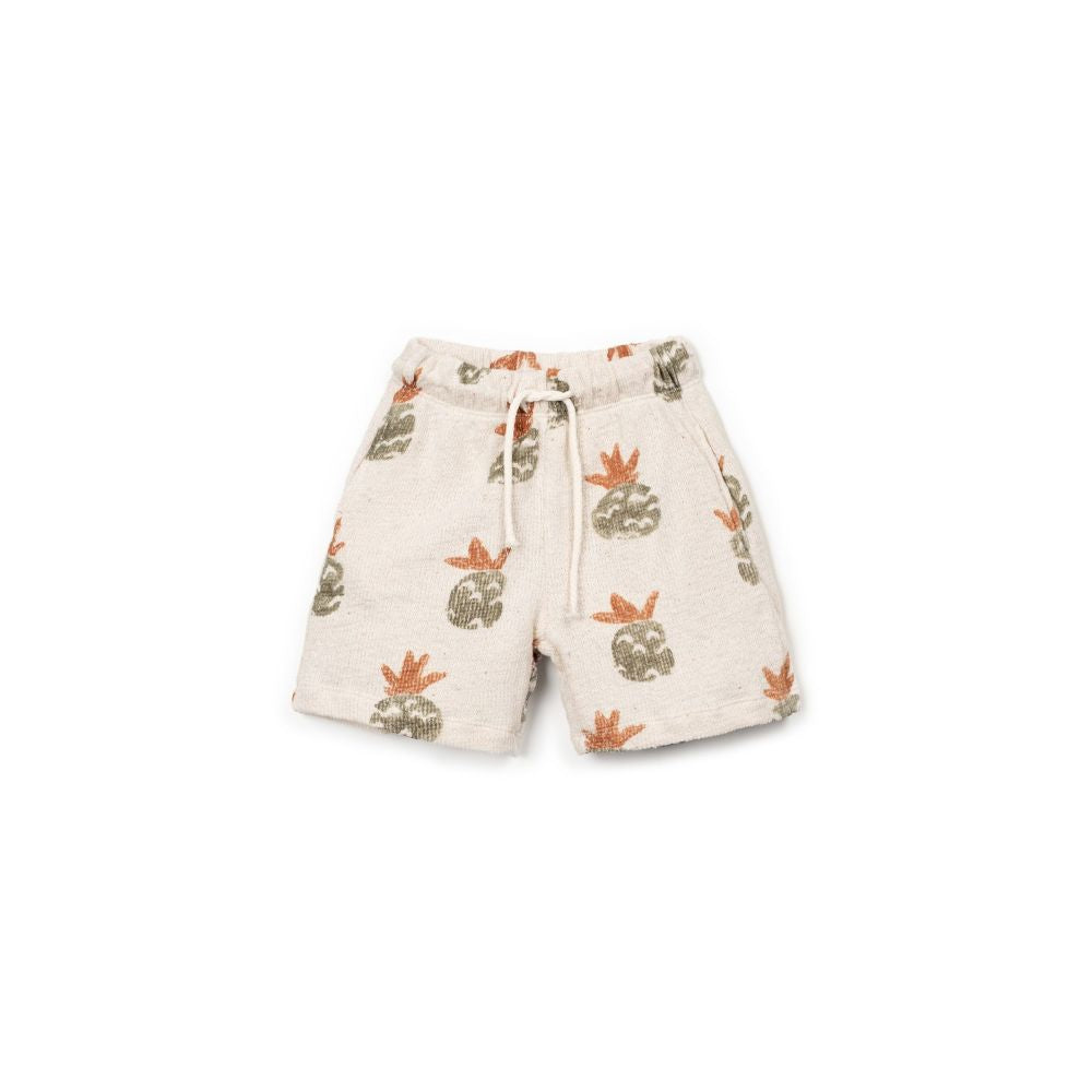 Calção de malha mistura algodão regenerativo e algodão reciclado - Play Up