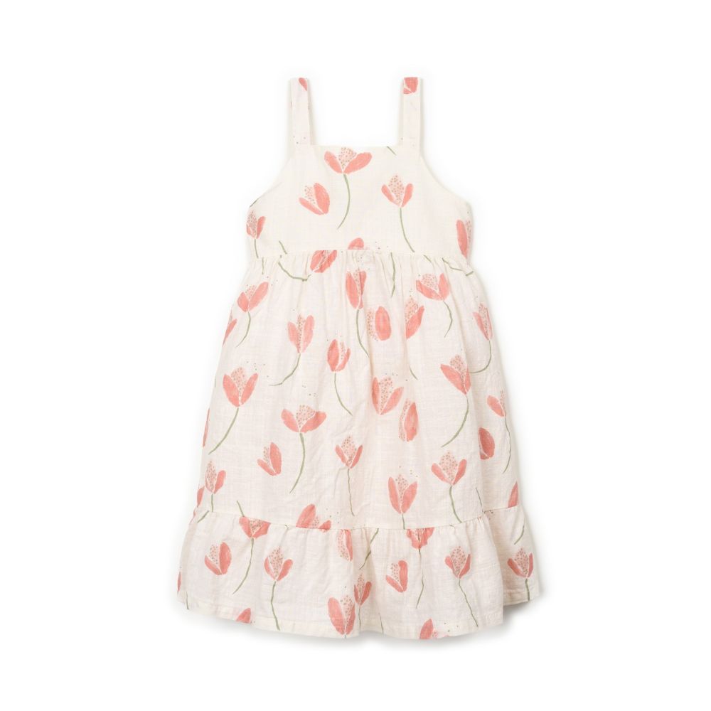 Vestido de alças com elástico nas costas - Play Up