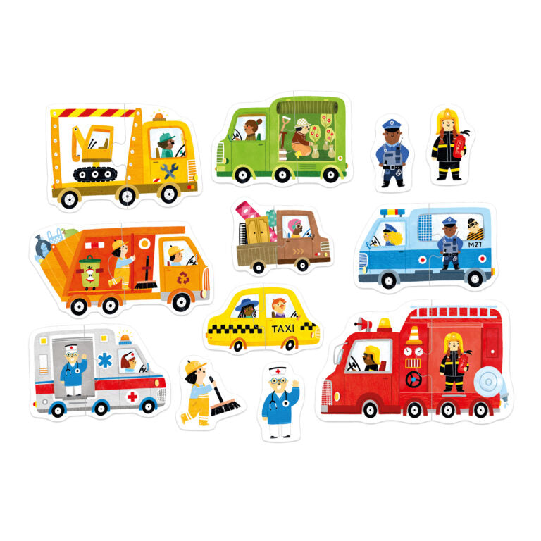 My firs puzzles CARS - Banana Panda