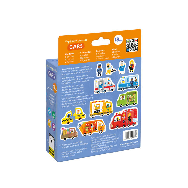 My firs puzzles CARS - Banana Panda