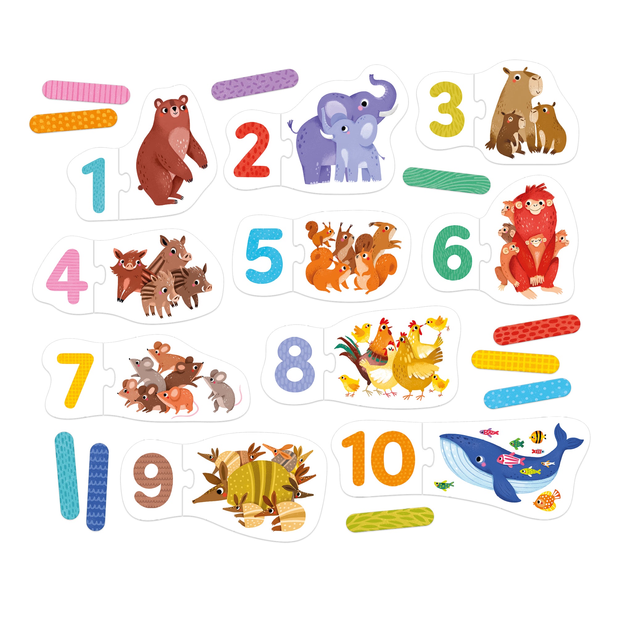 Puzzle Pairs – Números - Banana Panda
