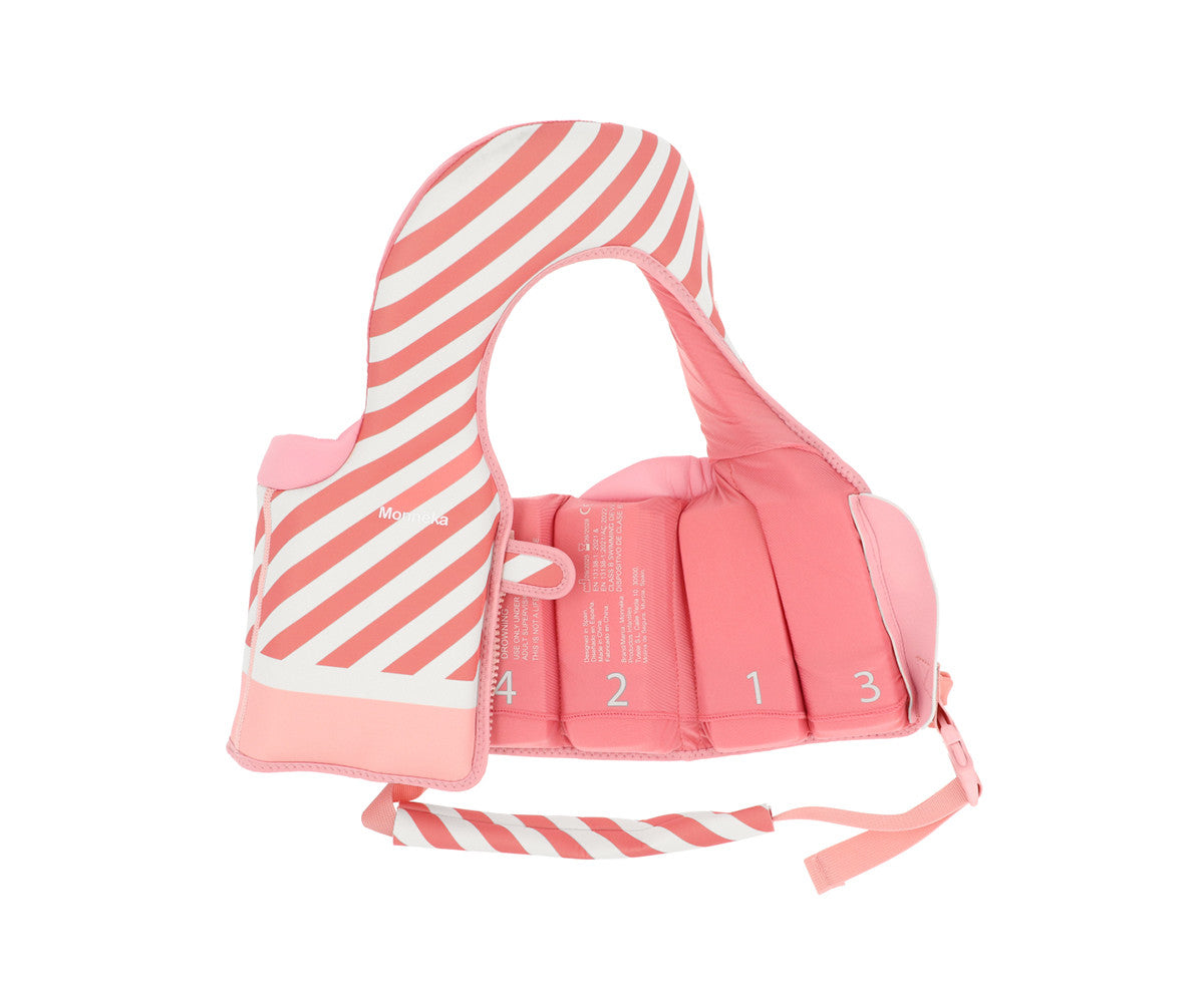Colete de Flutuação Stripes Bloom & Blush - Monneka