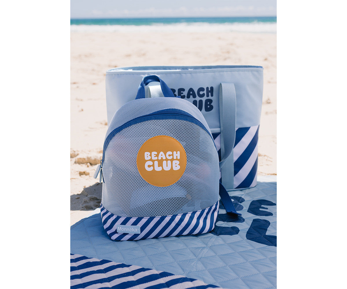 Mochila Infantil Anti-Areia Stripes Blues & Beyond - Monneka
