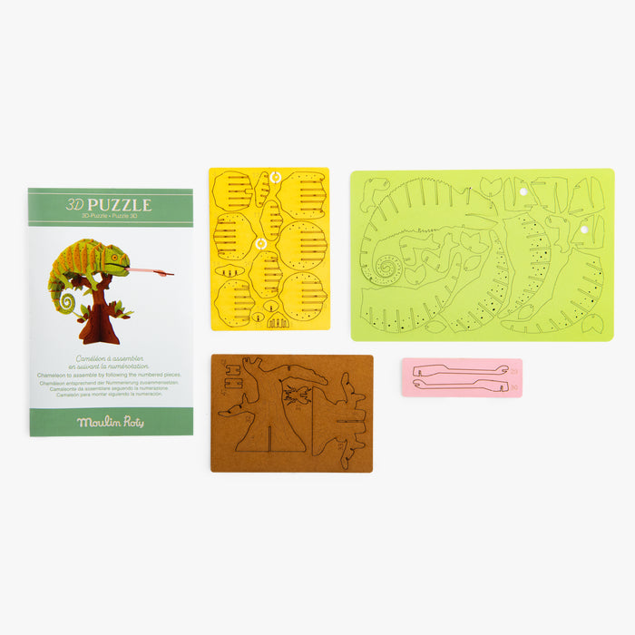 Kit Criativo 3D Camaleão – Moulin Roty
