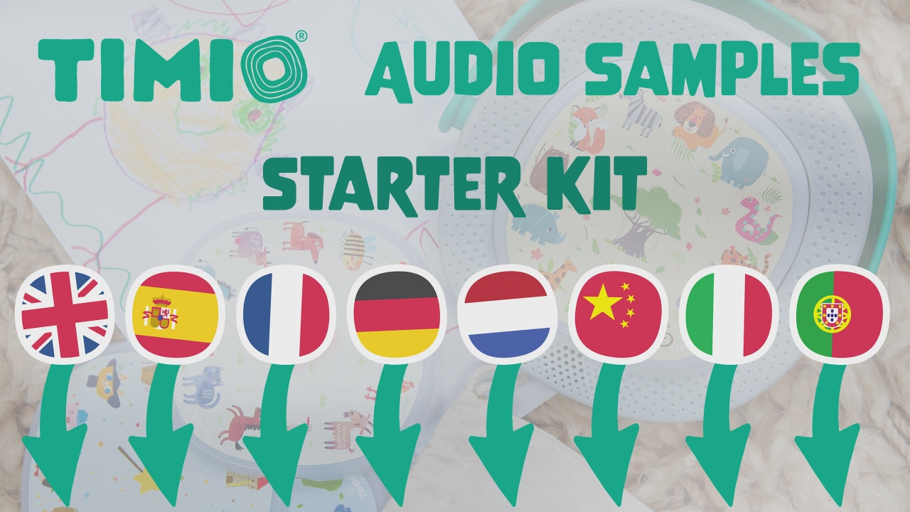 Timio Starter Pack c/ Leitor e 5 Discos - TIMIO