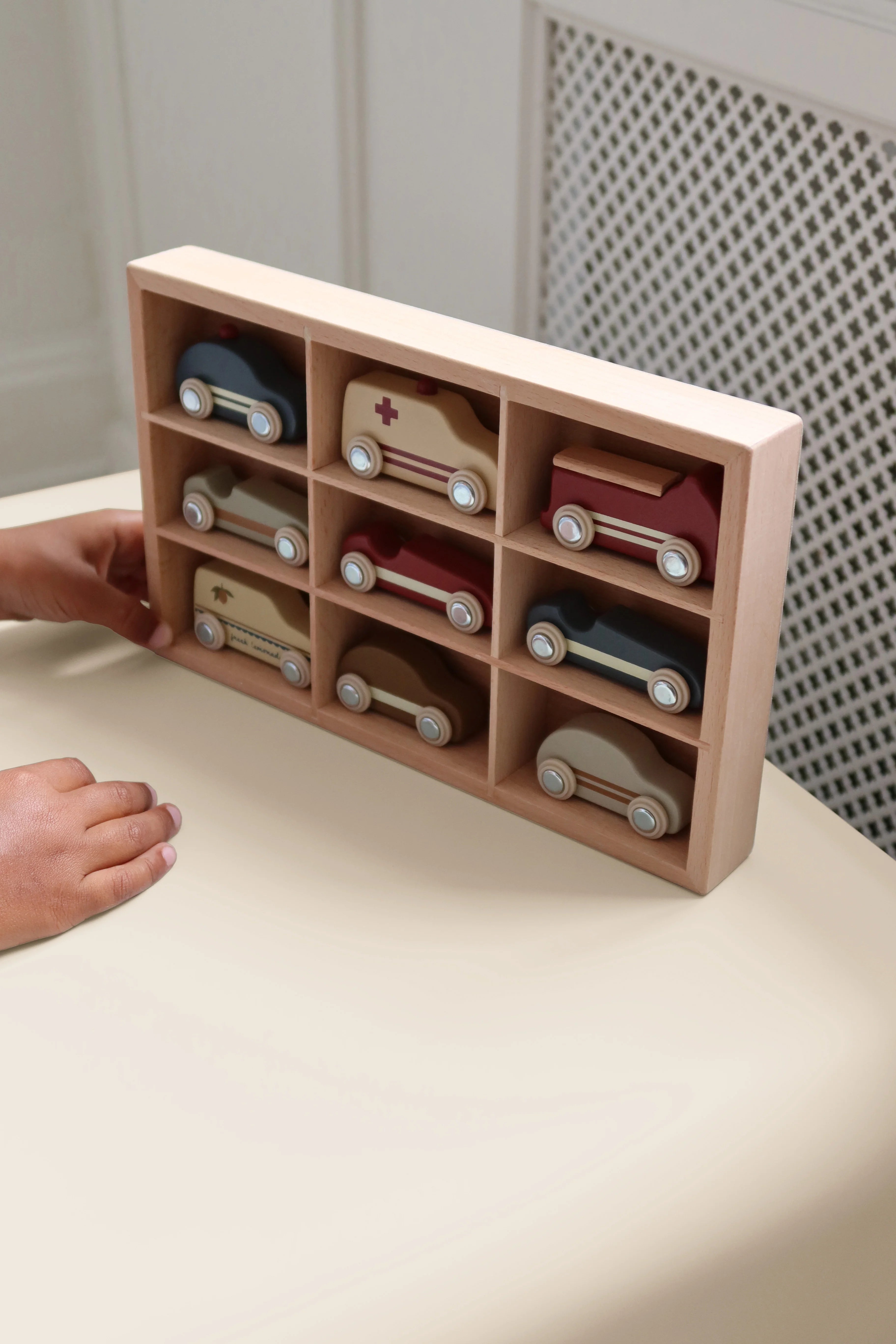 Mini carrinhos de madeira - Konjes Slojd