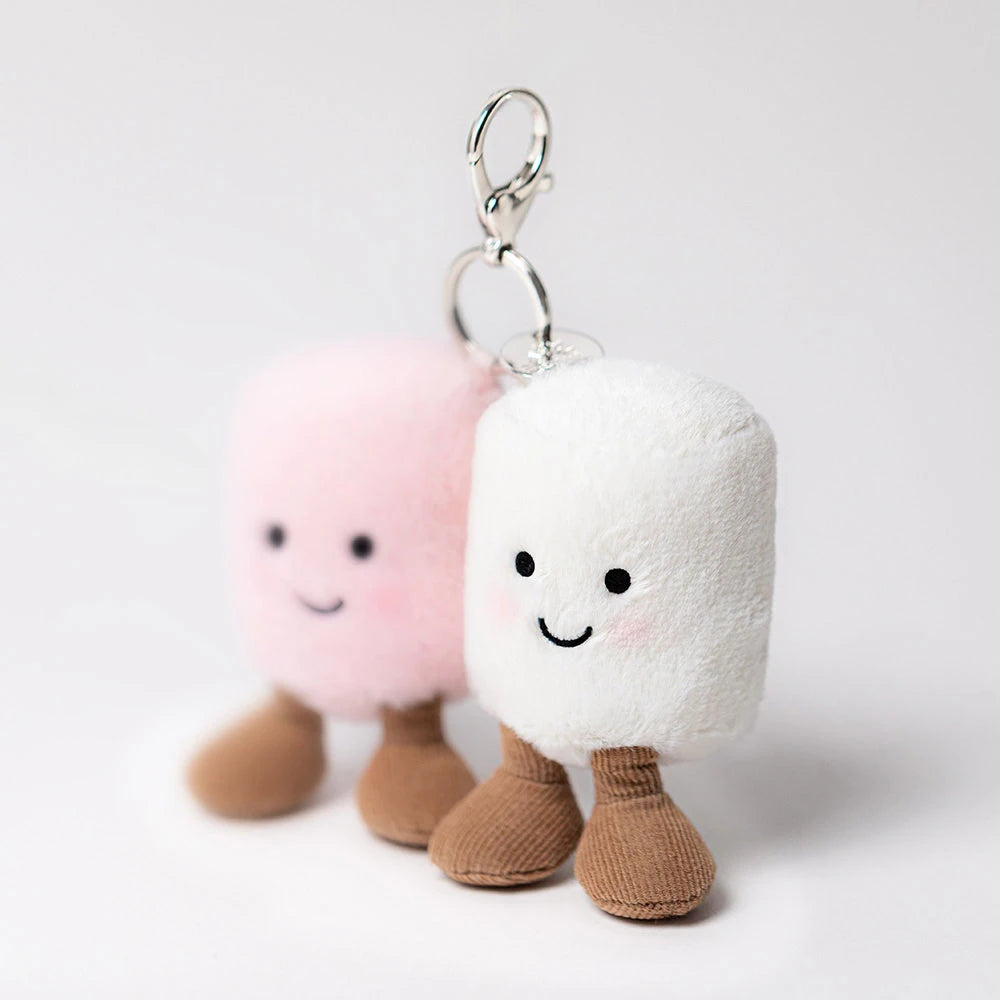Amuseables Pair of Marshmallows Bag Charm - JELLYCAT