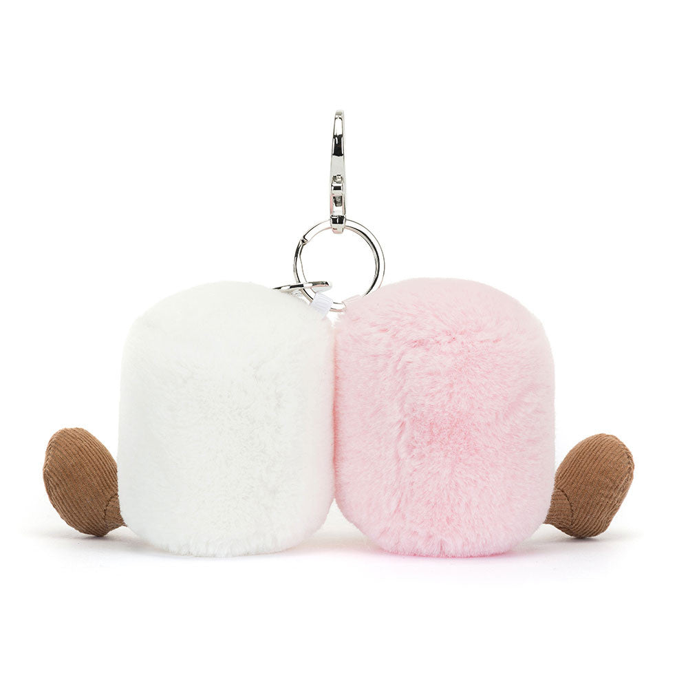 Amuseables Pair of Marshmallows Bag Charm - JELLYCAT