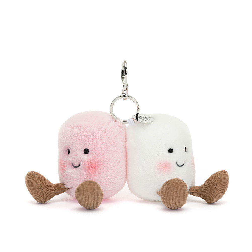 Amuseables Pair of Marshmallows Bag Charm - JELLYCAT