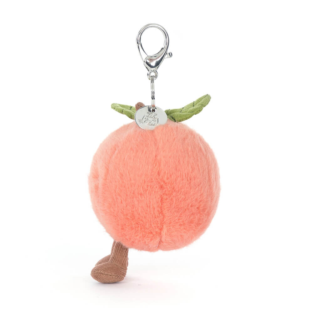 Amuseables Peach Bag Charm - JellyCat