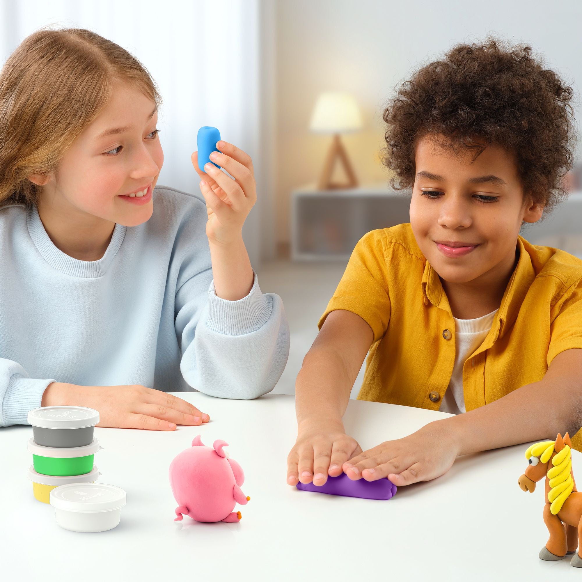 Animals – Massas de Modelar Coloridas - HEY CLAY