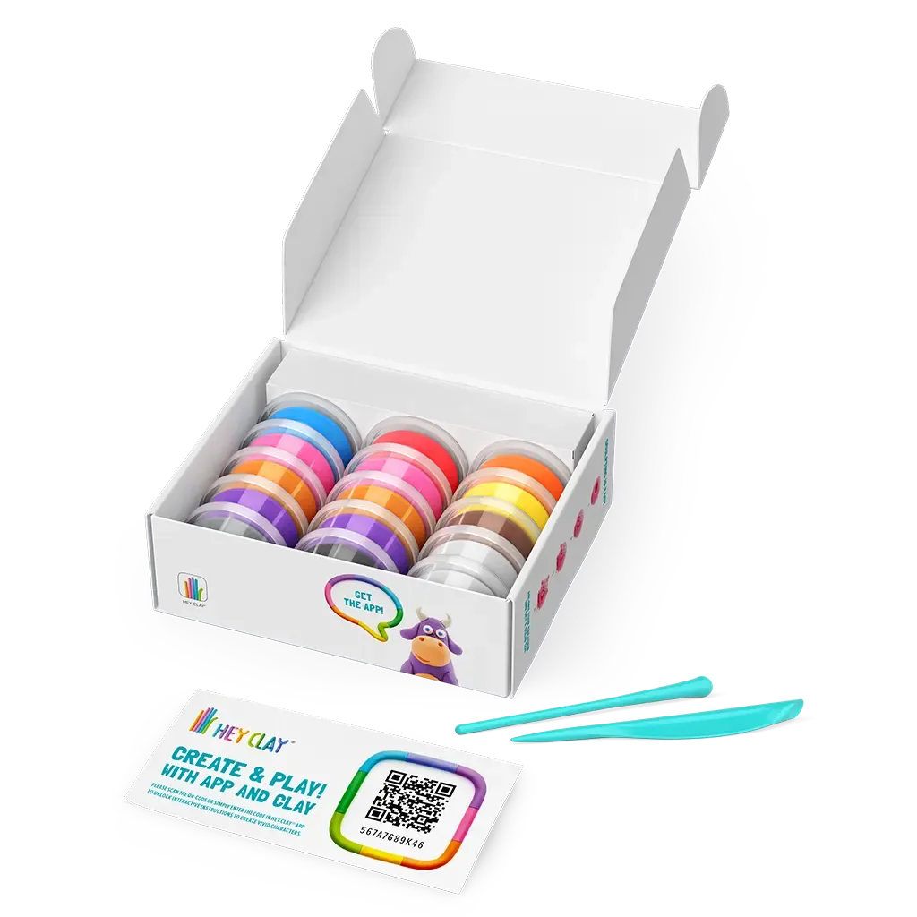 Animals – Massas de Modelar Coloridas - HEY CLAY