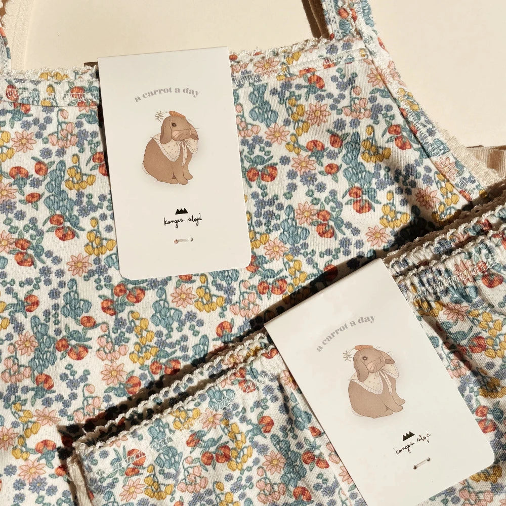 Pack 2 tops de alças de algodão - Konges Slojd