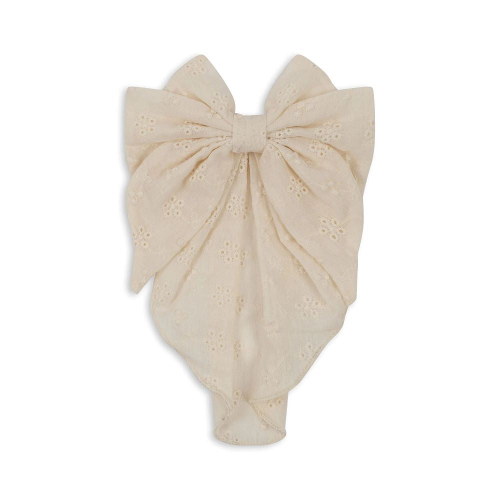 Laço bordado para o cabelo - Konges Slojd