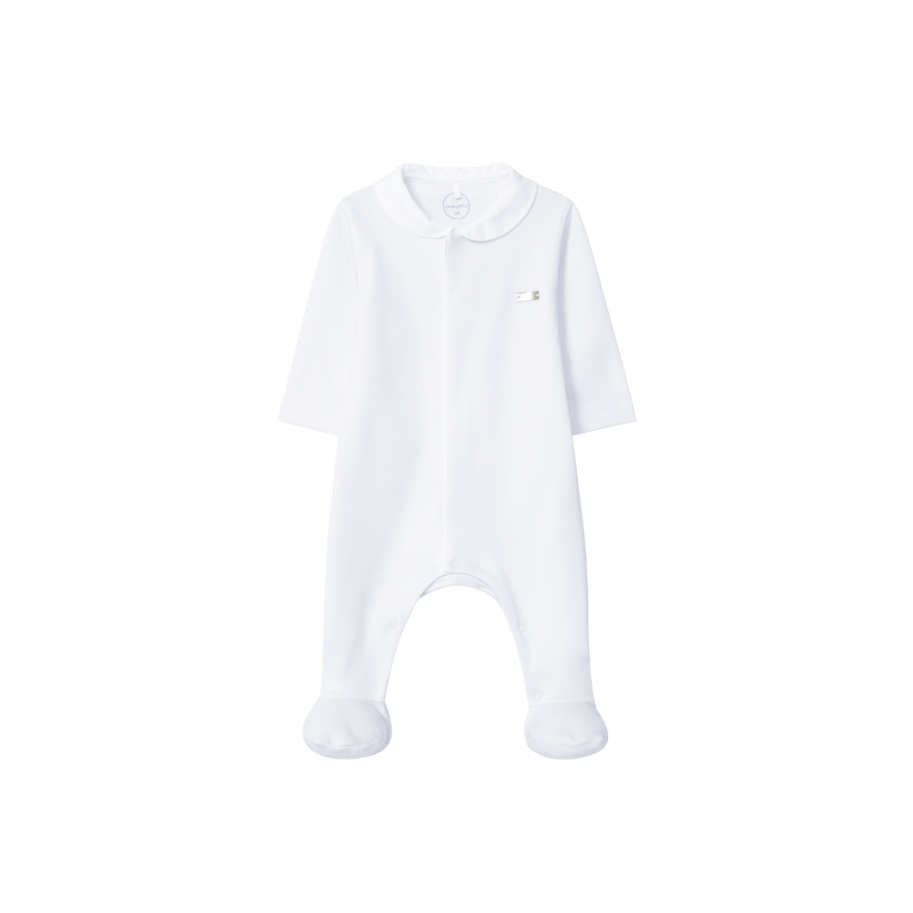 Babygrow com gola redonda - Laranjinha