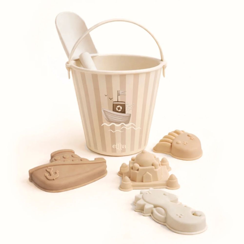 Beach Bucket Set - Stripped Boat - MRS ERTHA