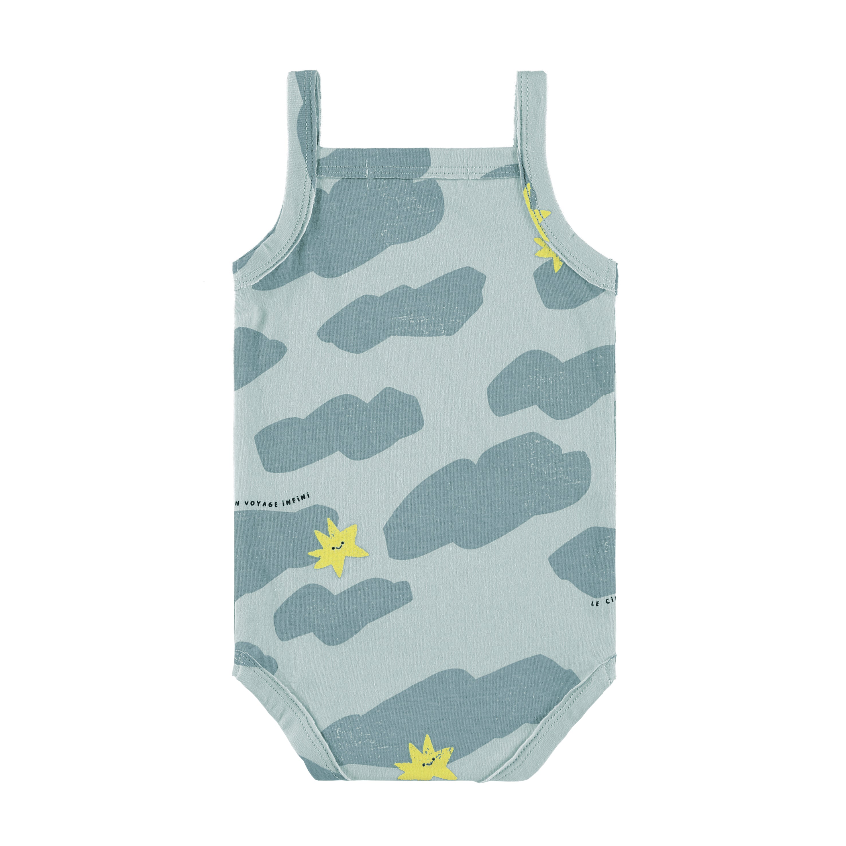 Body de alças para bebé CIEL AGUA - Babyclic