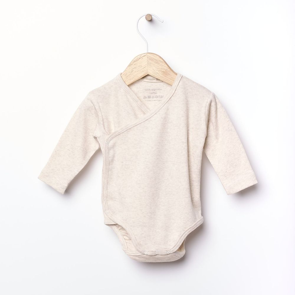 Body de manga comprida em algodão | LITTLE DREAMS - Wedoble