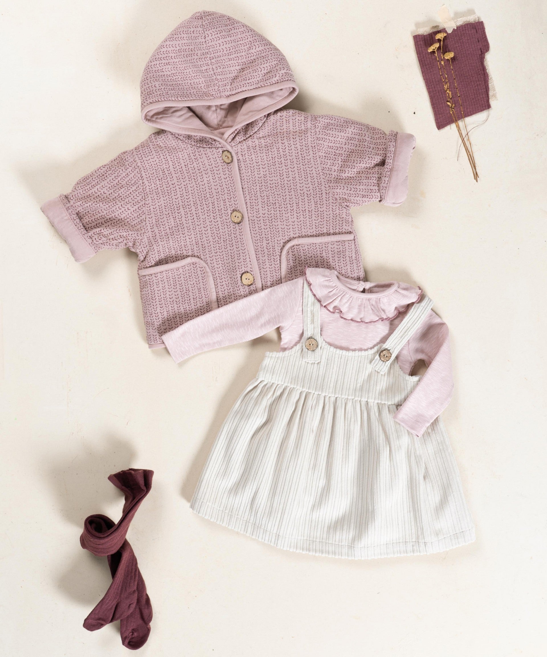 Body em algodão orgânico com folho - Play Up