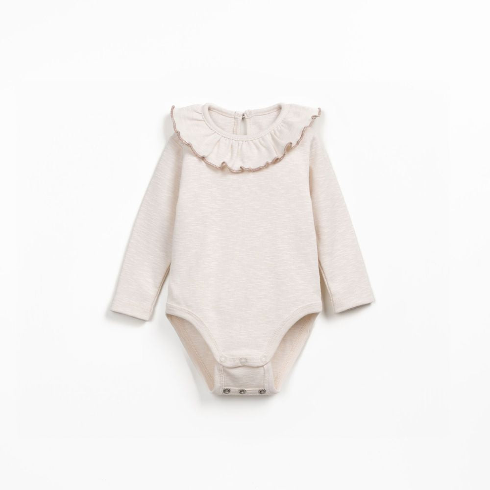 Body em algodão orgânico com folho - Play Up