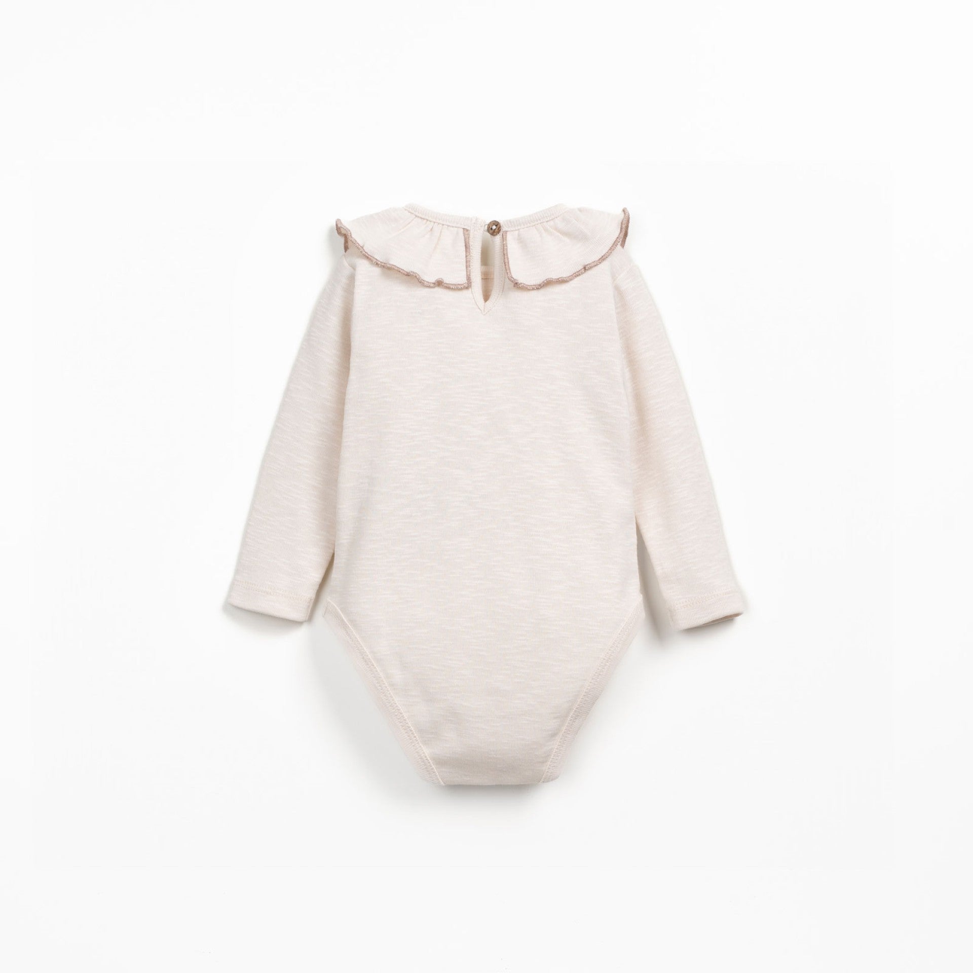 Body em algodão orgânico com folho - Play Up