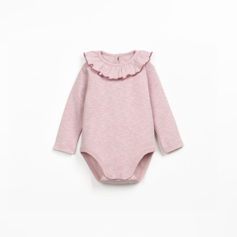 Body em algodão orgânico com folho - Play Up