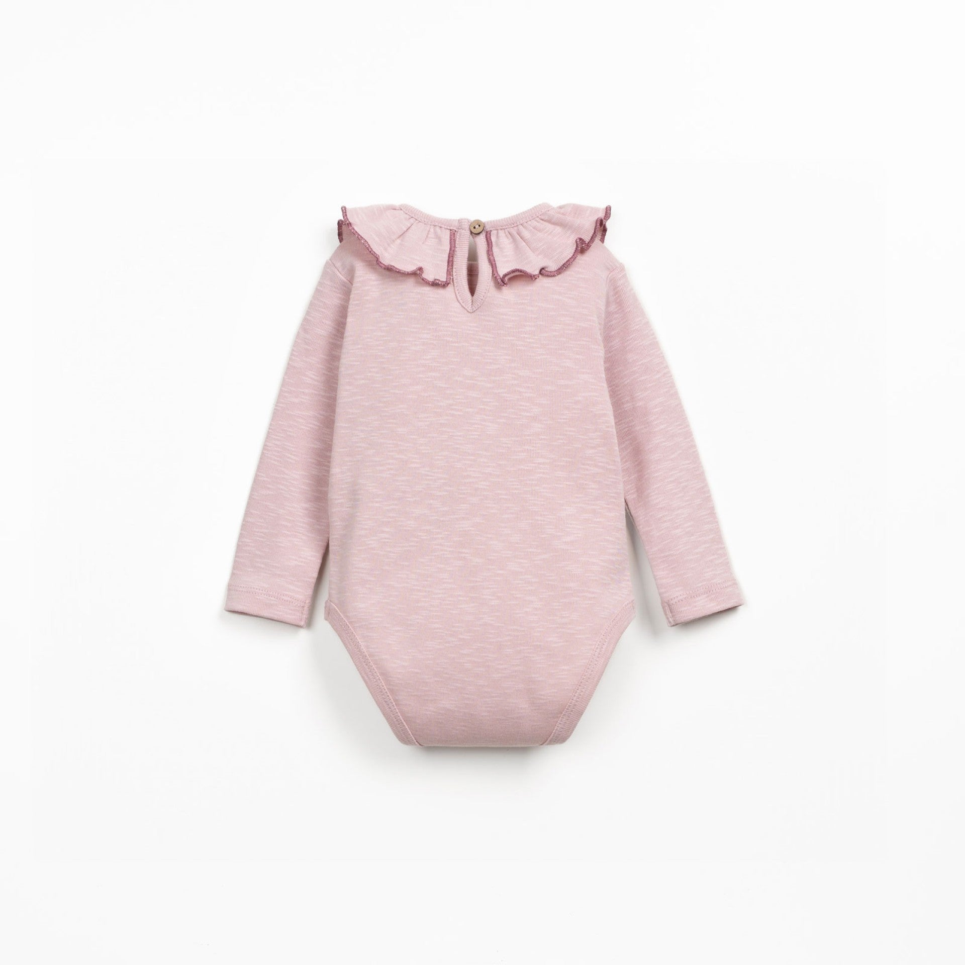 Body em algodão orgânico com folho - Play Up