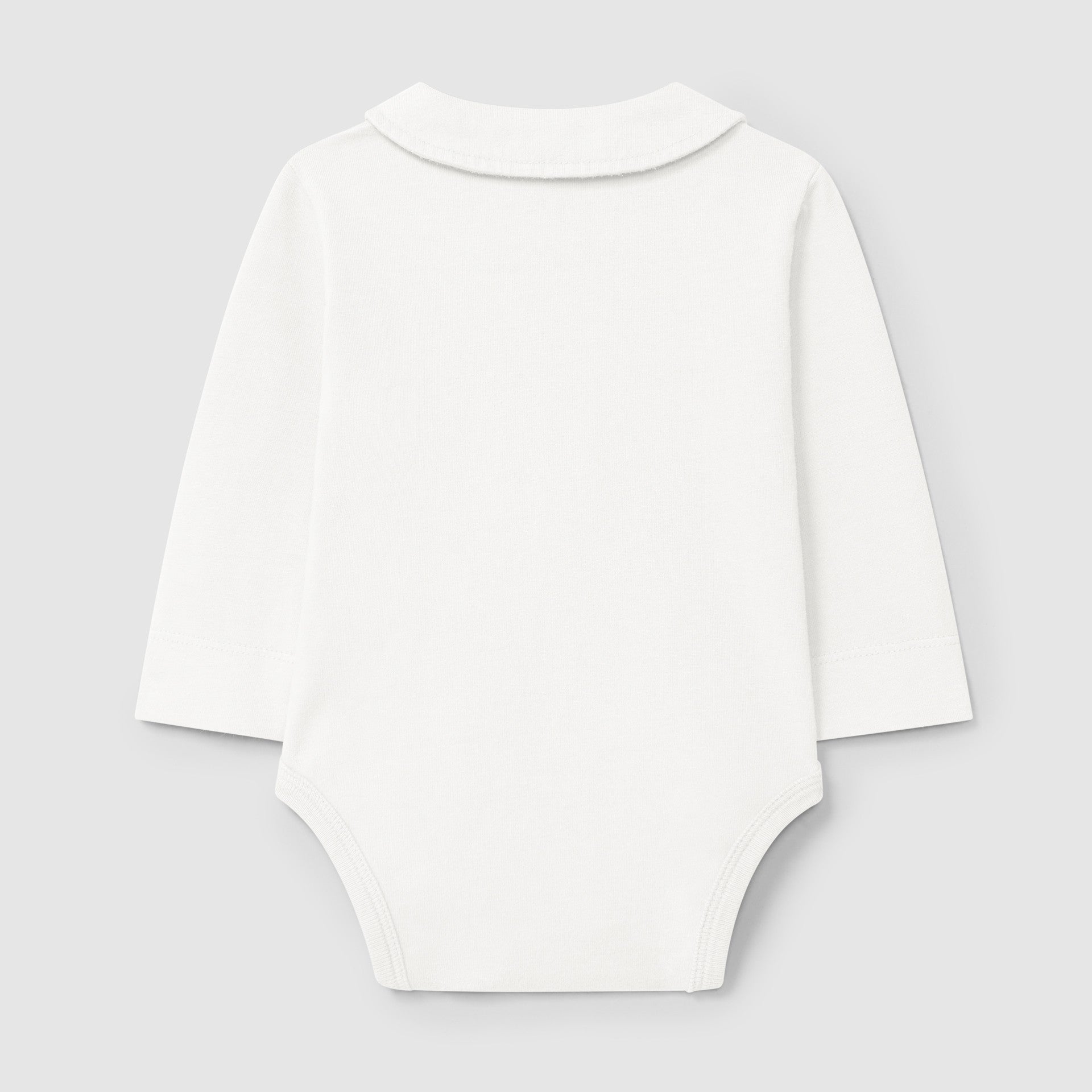 Body liso com gola peter-pan em algodão orgânico - Snug