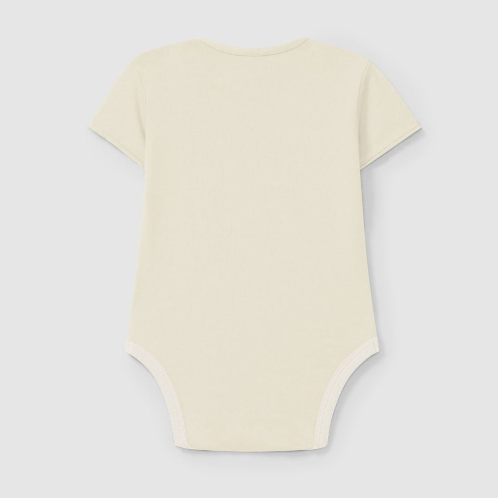 Body liso sem gola Natural - Snug