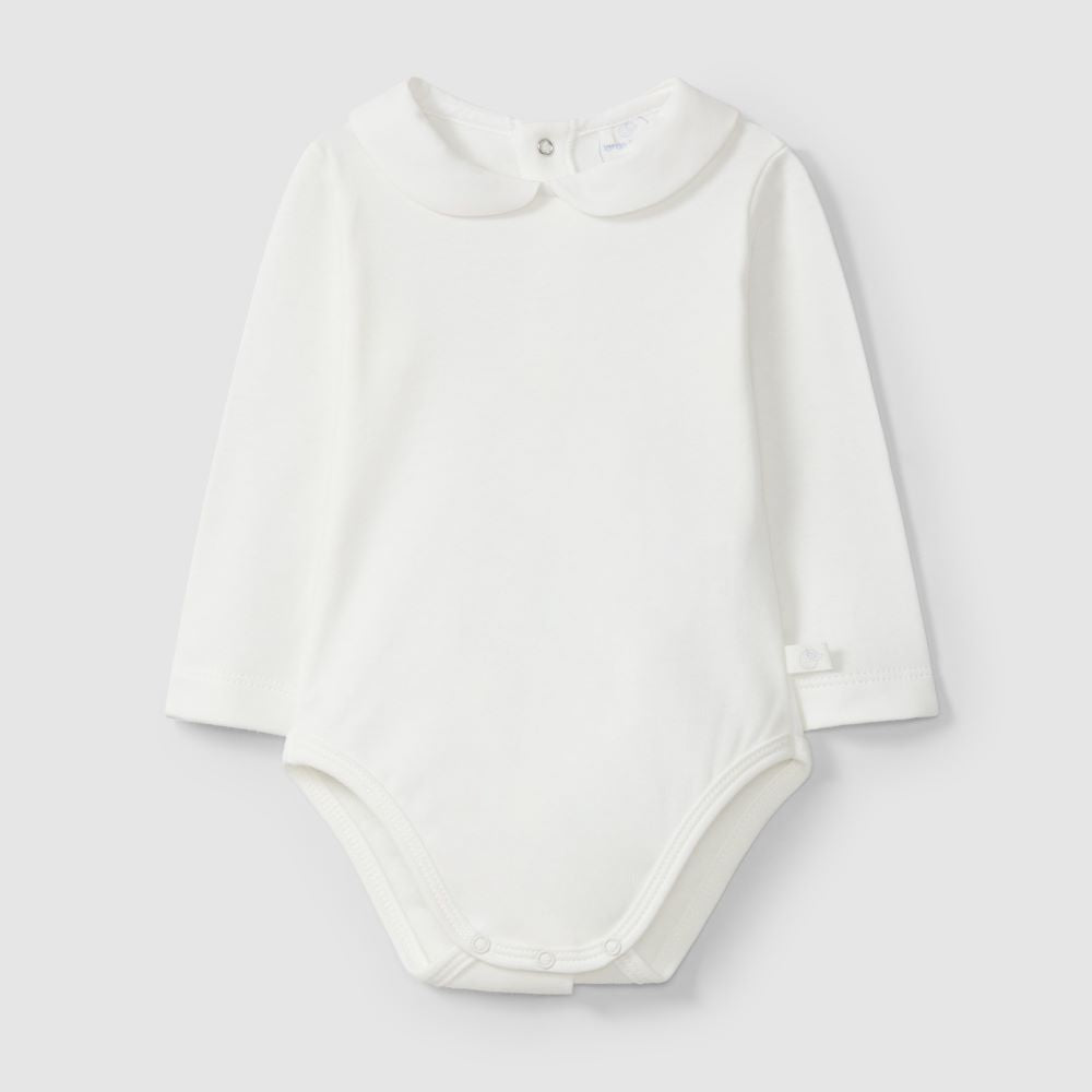 Body manga comprida gola redonda - Laranjinha