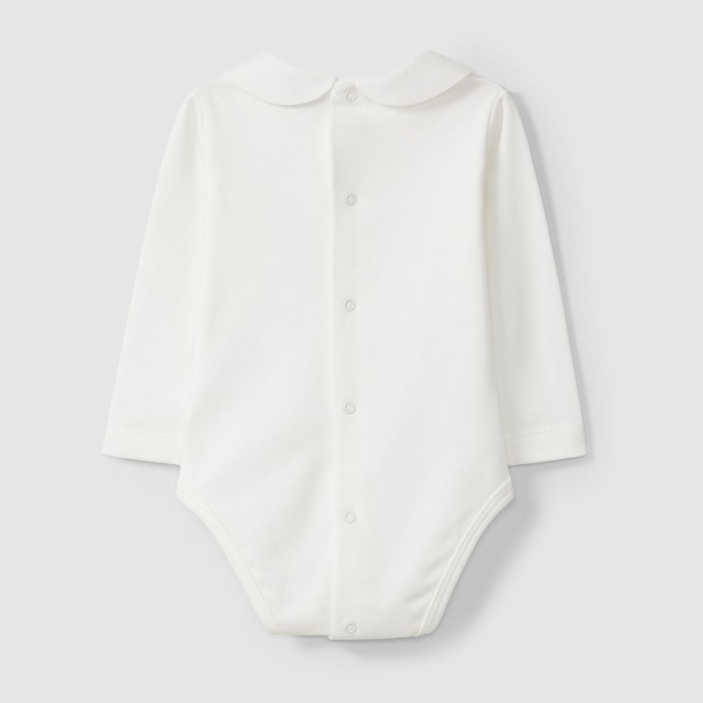 Body manga comprida gola redonda - Laranjinha