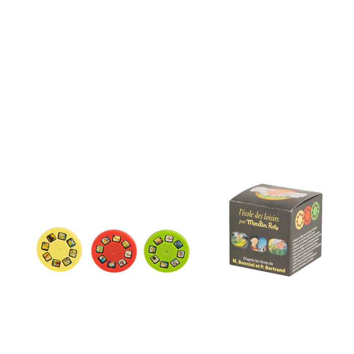 Caixa de 3 discos para lanterna de histórias - Moulin Roty