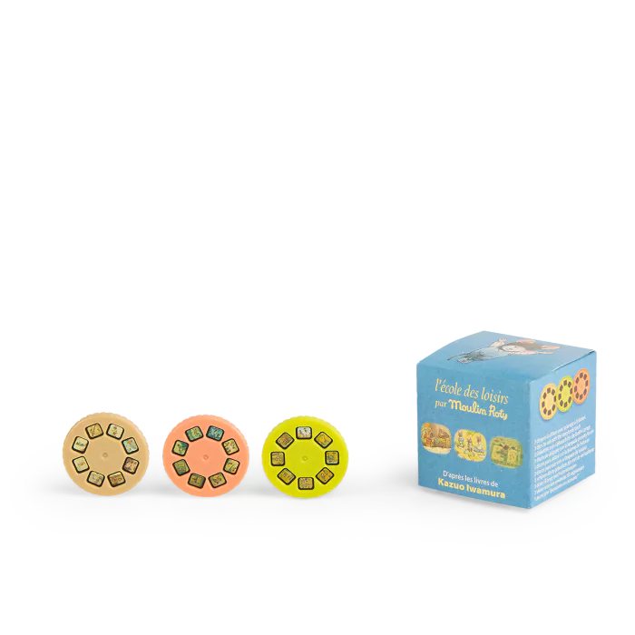 Caixa de 3 discos para lanterna de histórias - Moulin Roty