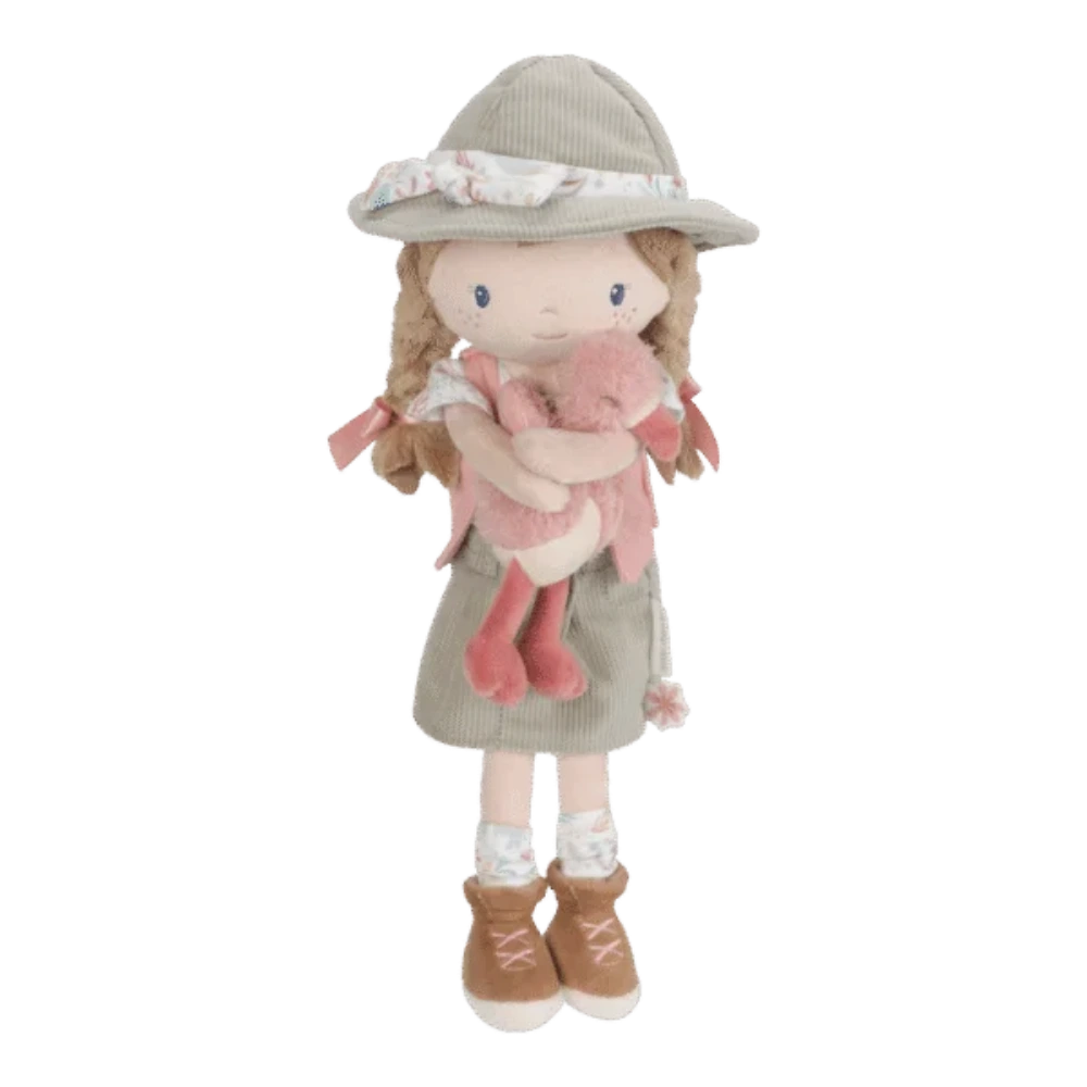 Boneca de Pano Rosa | Safari Friends - Little Dutch