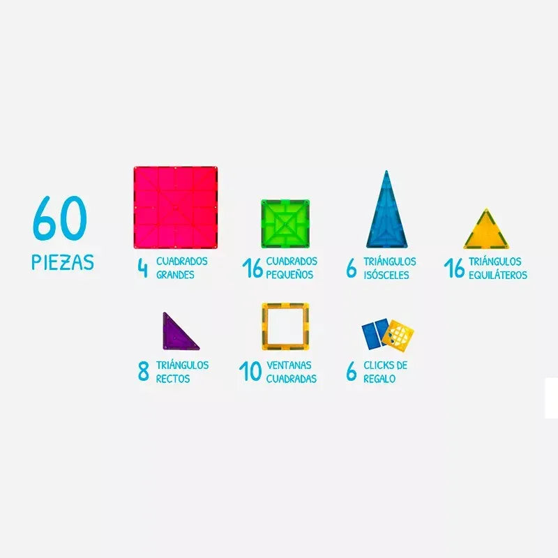 Braintoys Clássico 60 Peças - Imanix