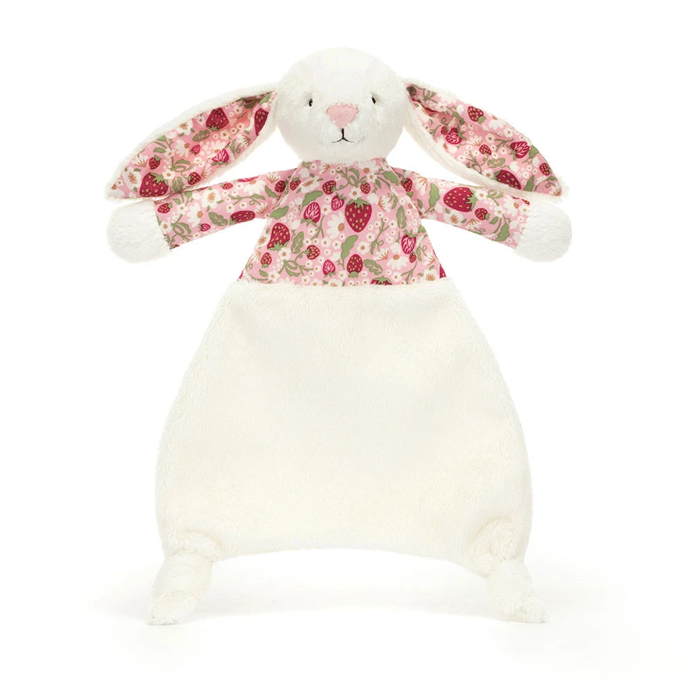 Blossom Cream Bunny 'Berry' Comforter - JELLYCAT