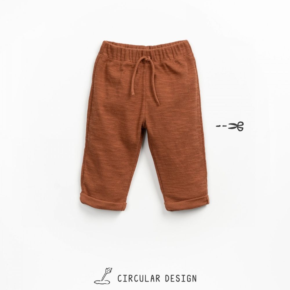 Calça de malha com cordão decorativo - Play Up