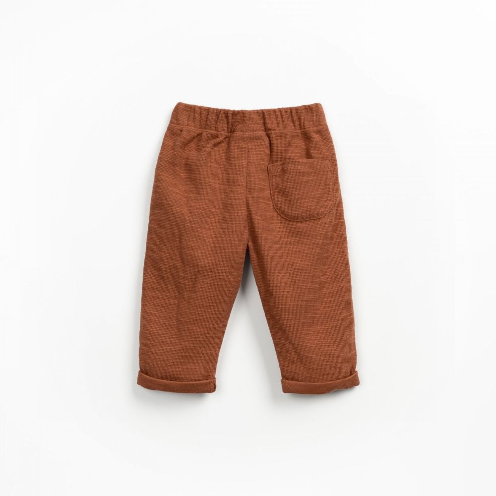 Calça de malha com cordão decorativo - Play Up